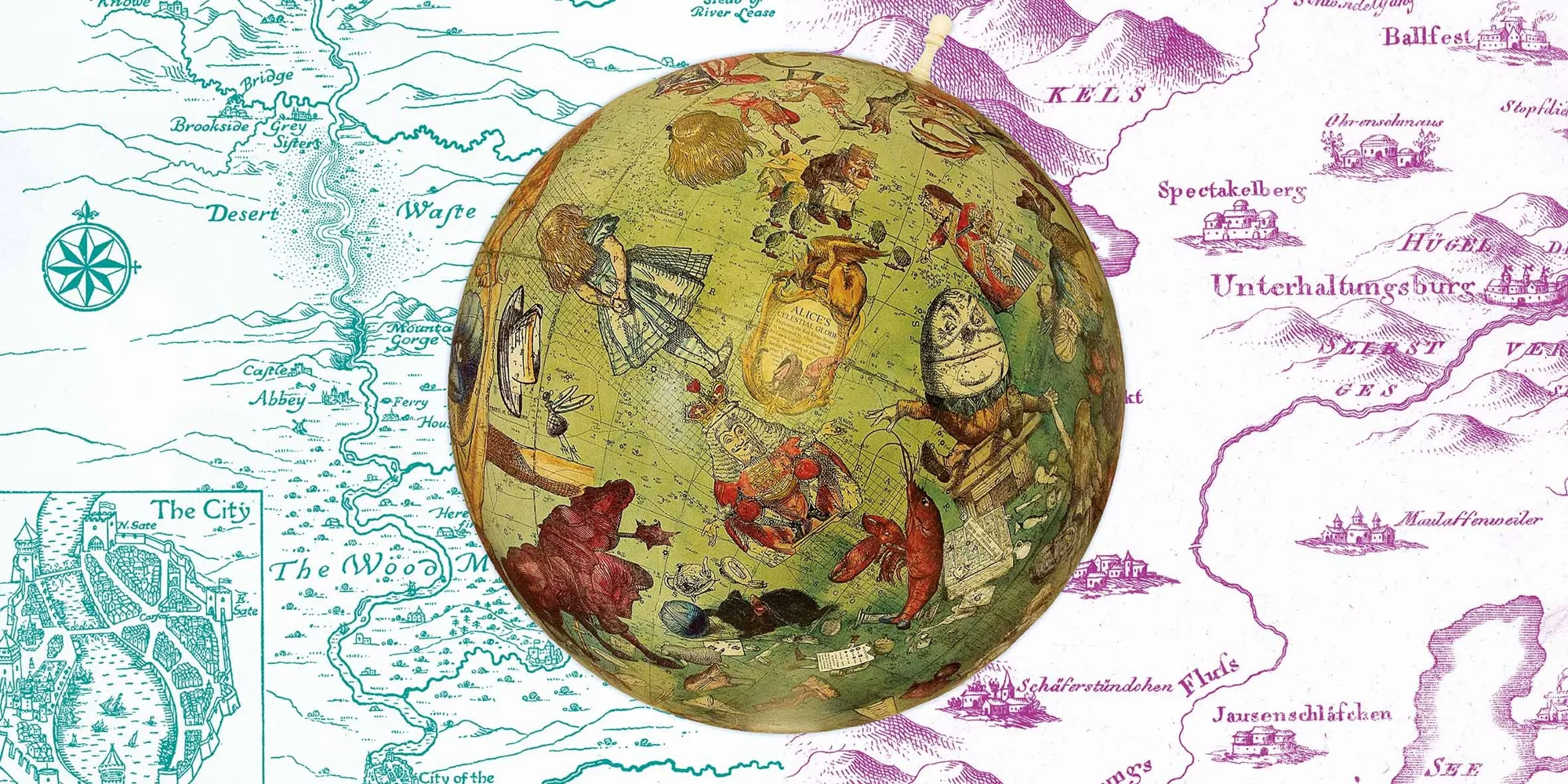 Fantastical maps from legendary stories