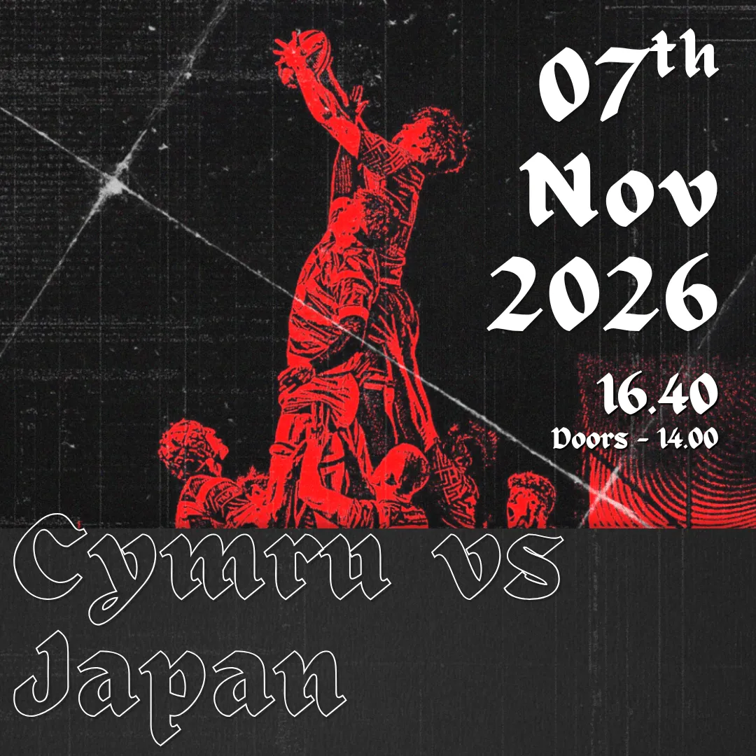 07 Nov: Cymru vs Japan - Autumn internationals 2026