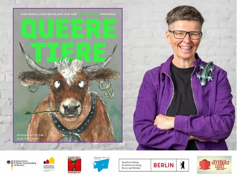 Lettekiez liest! "Queere Tiere" Lesung & Gespräch mit Magda Wystub