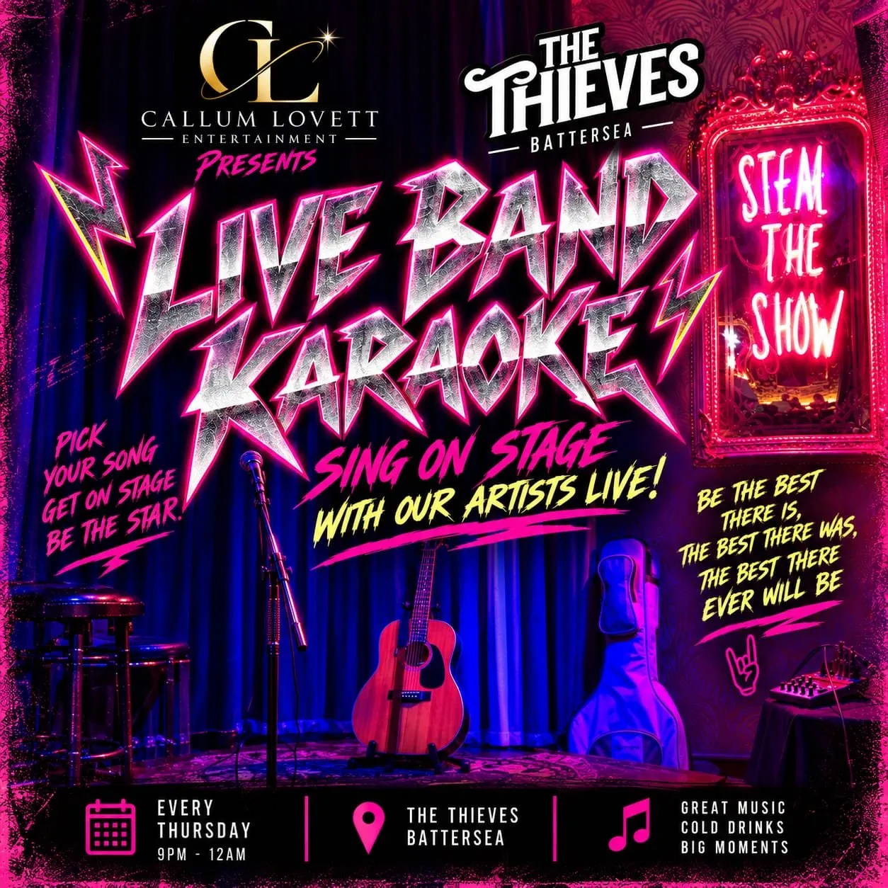 Live Band Karaoke Every Thursday