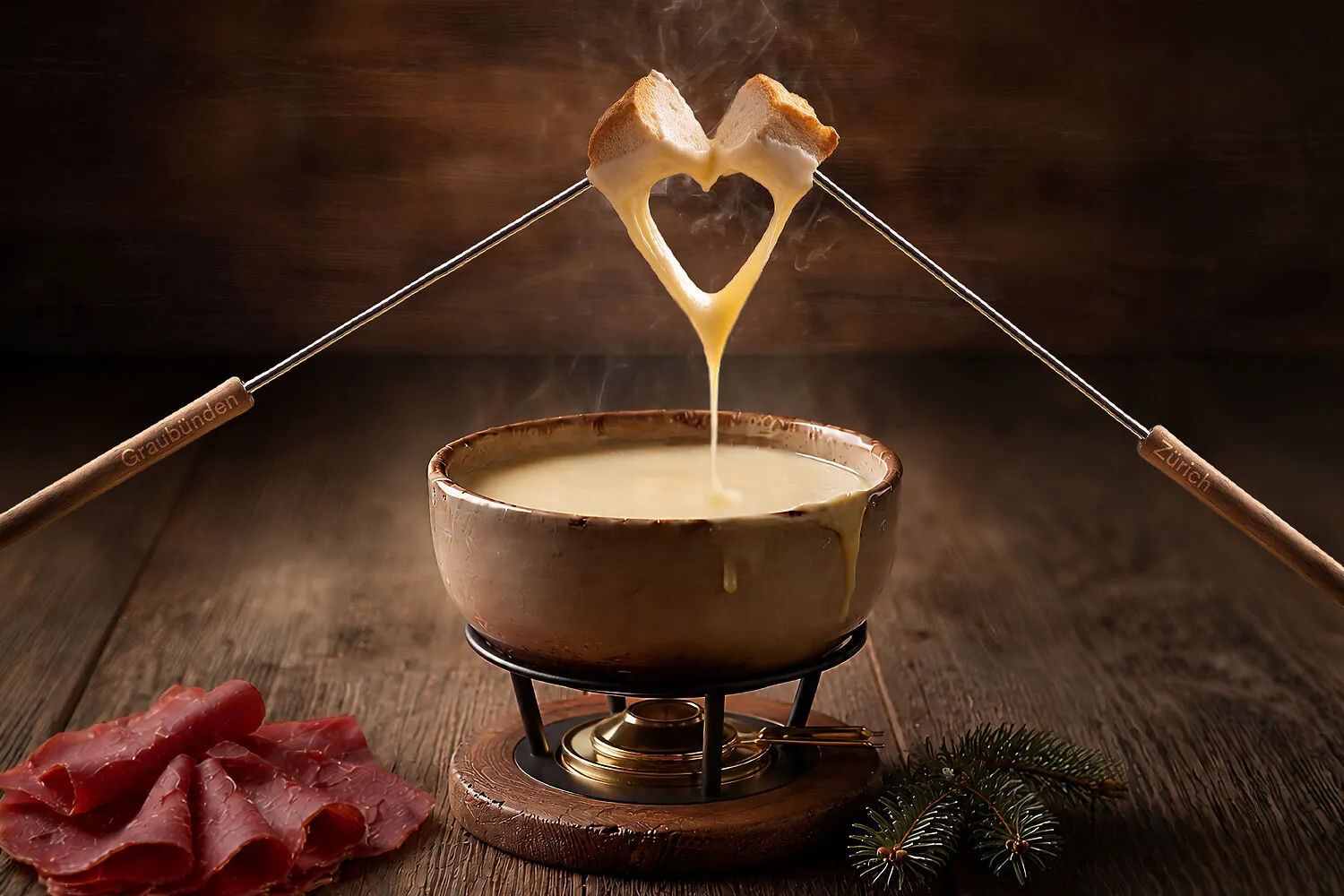 Fondue-Tram. Graubünden Edition