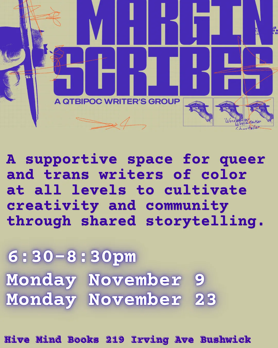 Margin Scribes: A QTBIPOC Writers' Collective