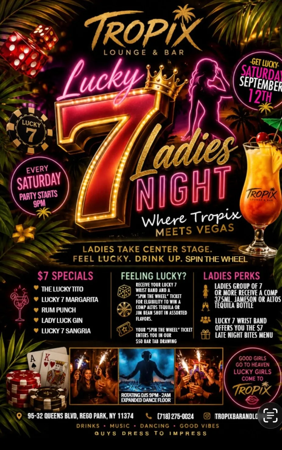 Lucky 7 Ladies Night