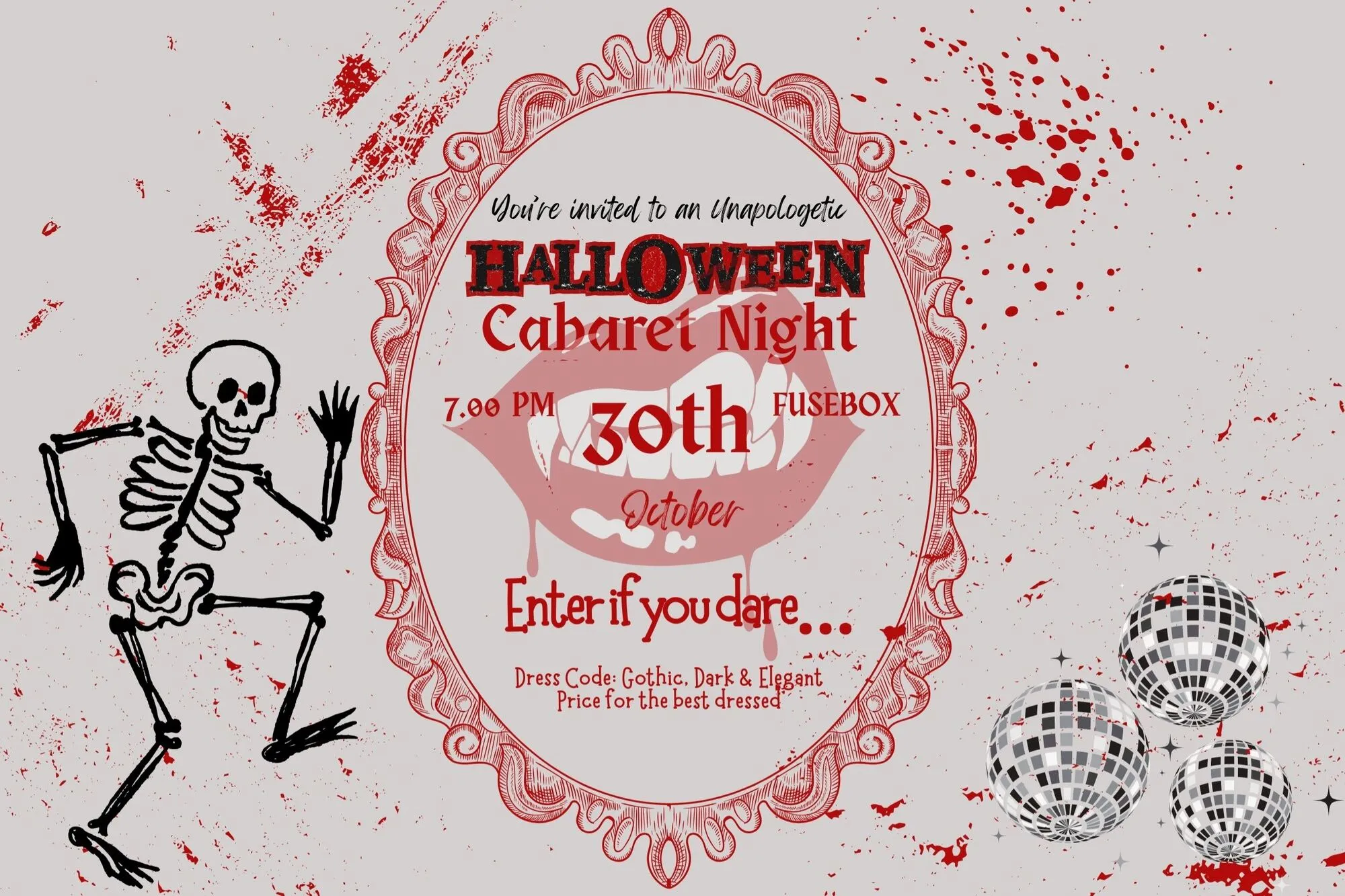 Unapologetic Halloween Cabaret Night