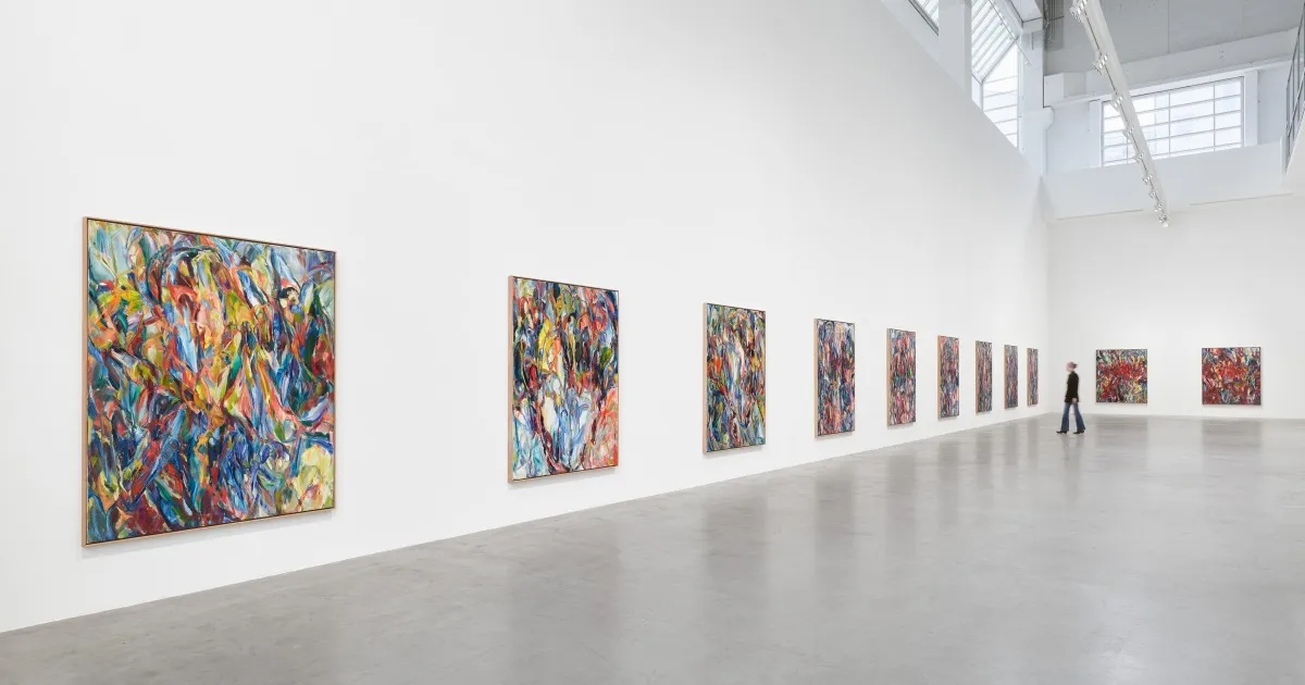 SABINE MORITZ ROT GELB BLAU STAUB