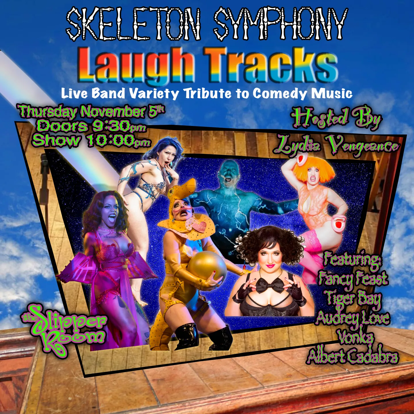 Guest Event: Skeleton Symphony Tribute to Comedy & Parody Music. November 5