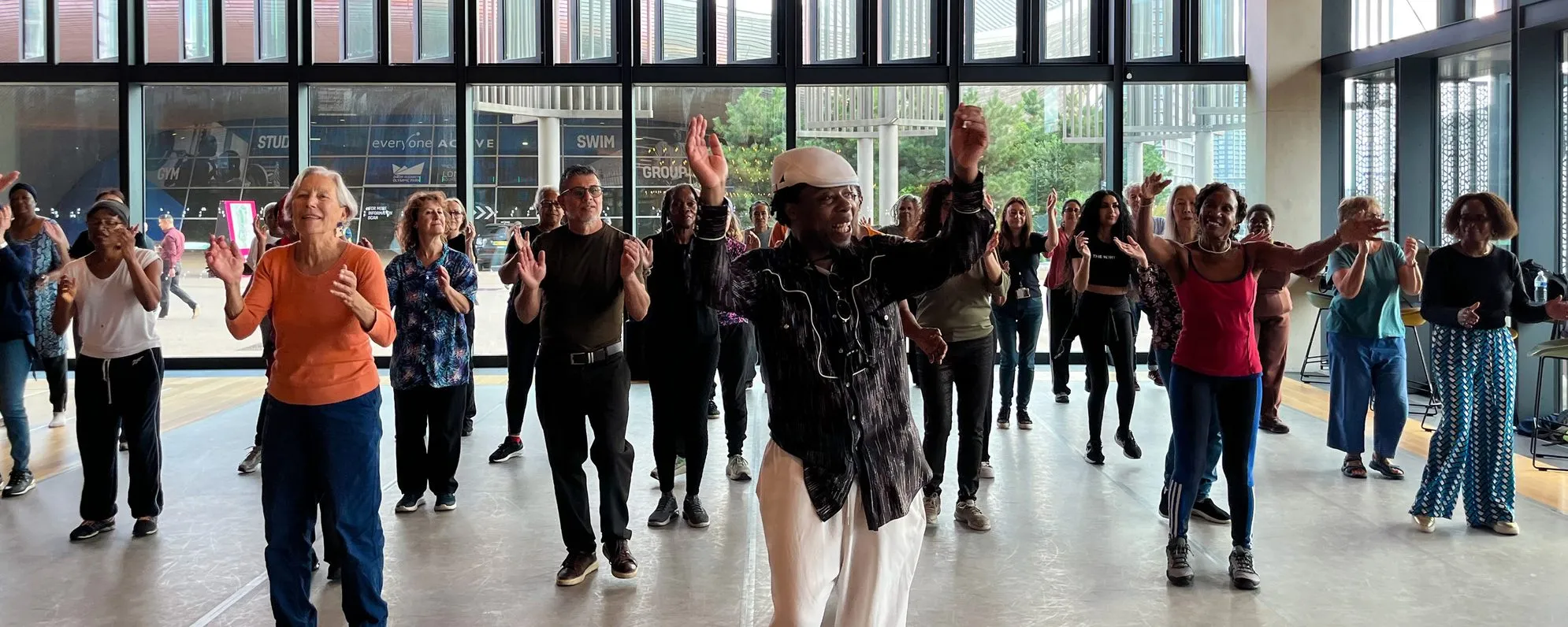 The Dance Floor at Sadler's Wells East - Get Into Dance - Funky Social Dance
