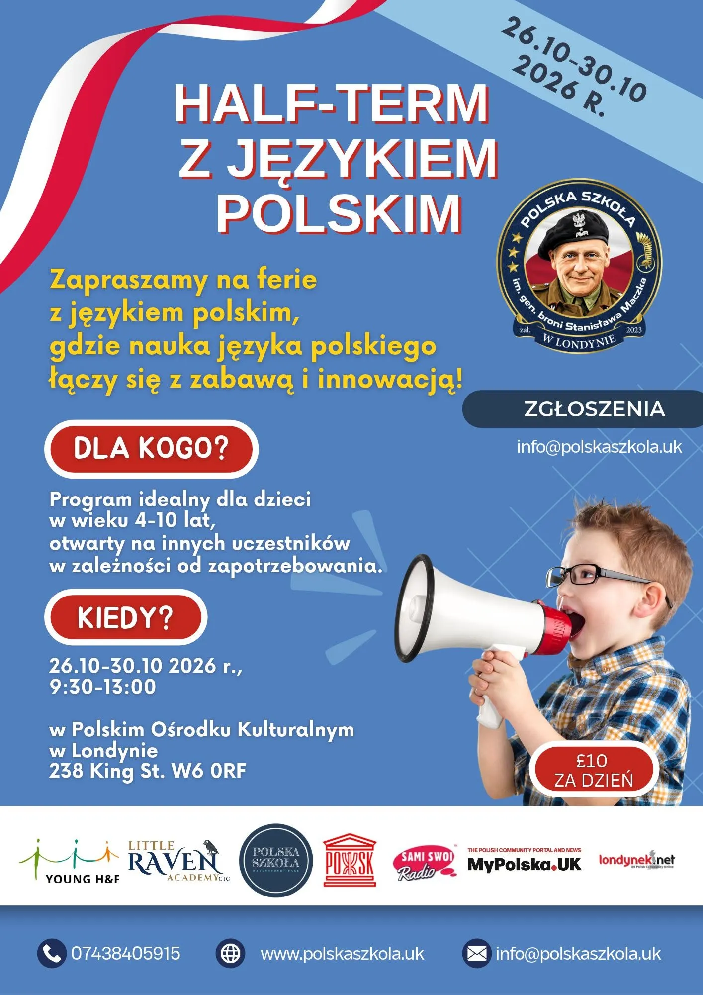26.10| Half-Term z językiem polskim