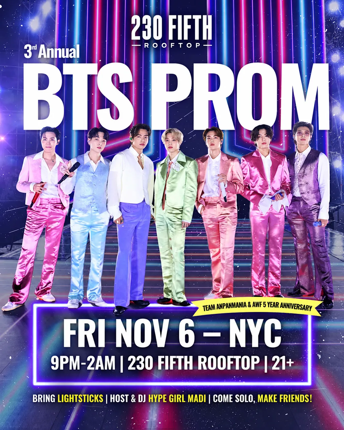 3rd Annual BTS PROM at 230 Fifth Rooftop | Empire Penthouse