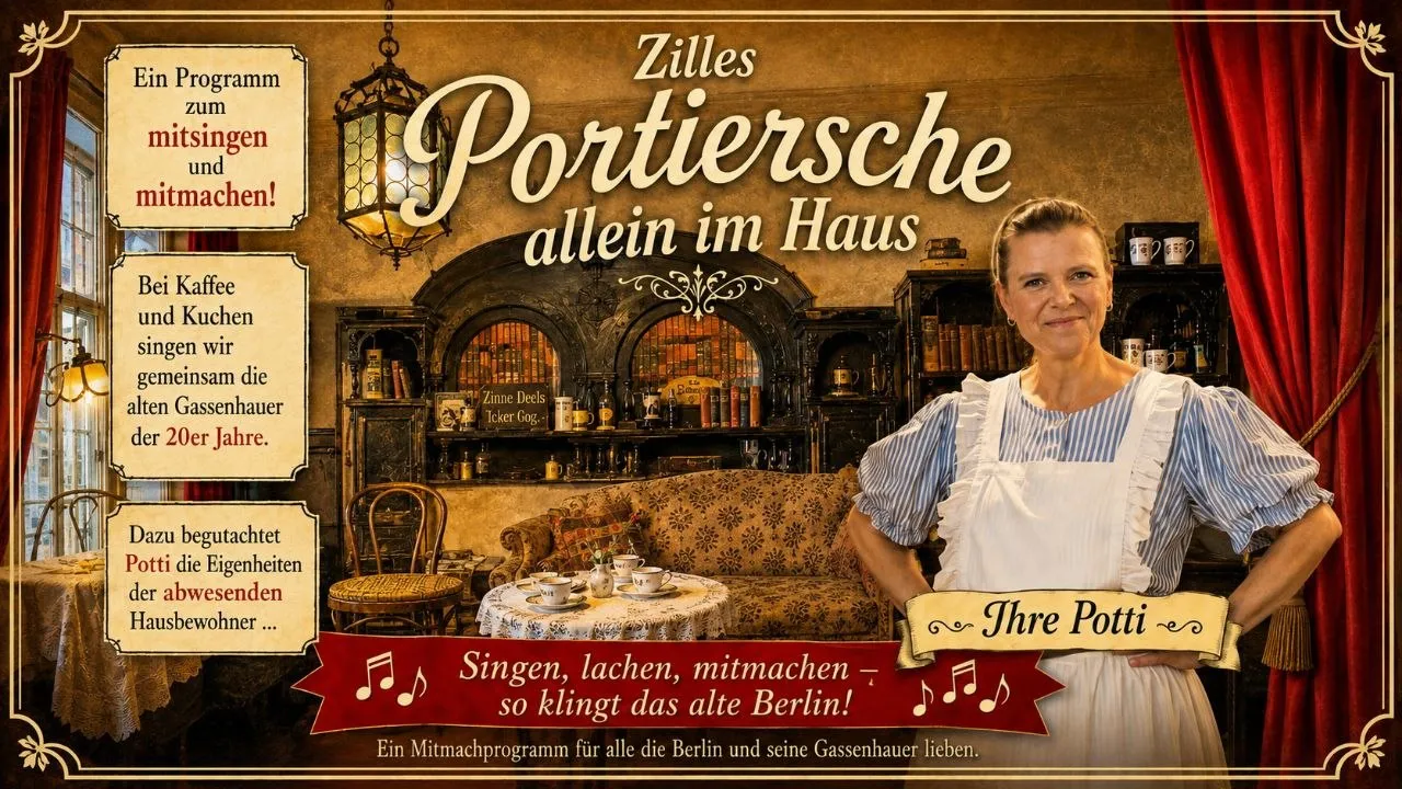 Zilles Portjesche allein im Haus - AUSVERKAUFT