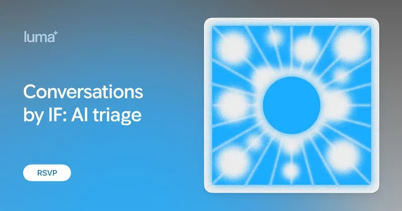 Conversations by IF: AI triage