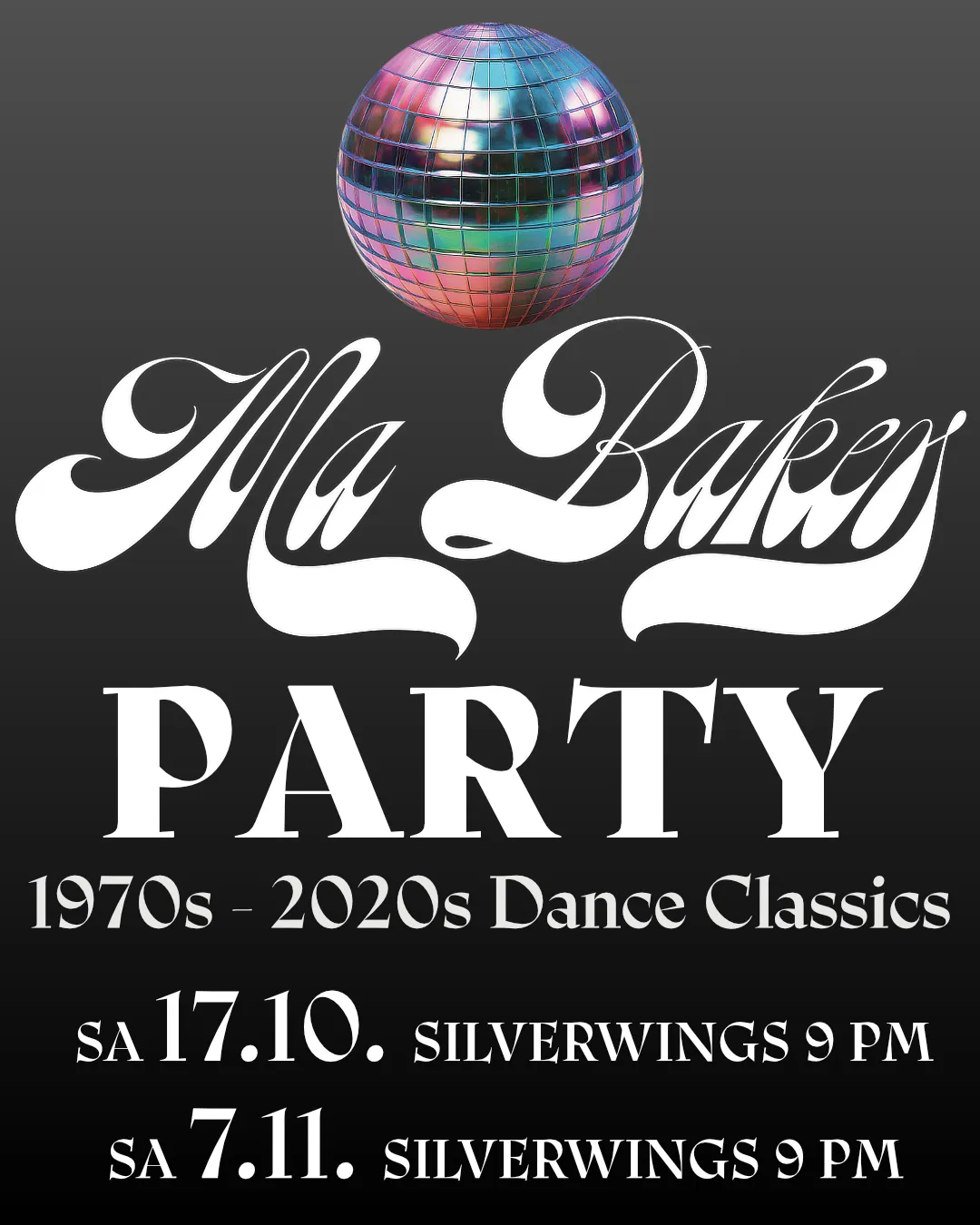 MA BAKER Party ✪ Disco RnB House ✪ €5 Off After Midnight ✪