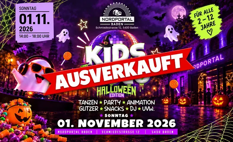 KIDS DISCO - HALLOWEEN EDITION @ NORDPORTAL BADEN
