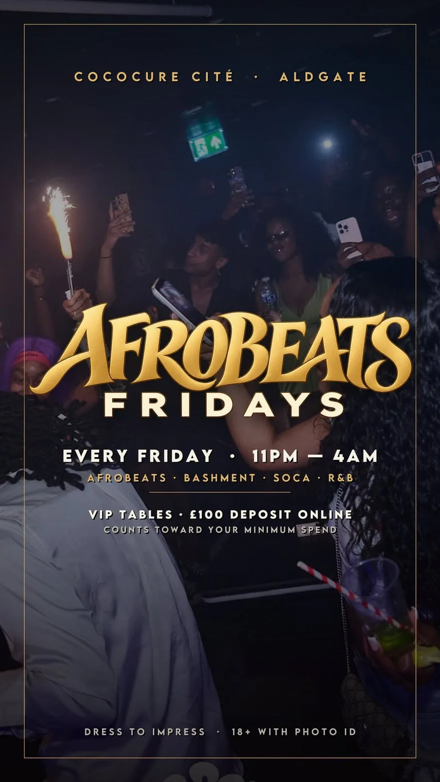 Cité – Afrobeats Fridays | DJ Suukz, DJ Sean, DJ Jabsta, DJ Fizz