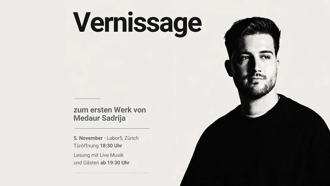 ECHO – Vernissage und Lesung mit Medaur Sadrija