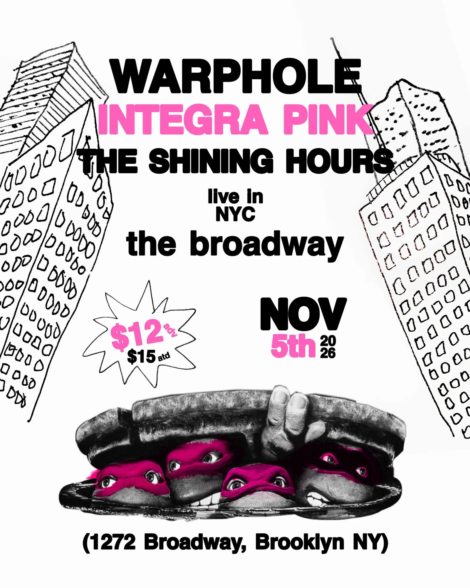 Warphole w/ Integra Pink + The Shining Hours