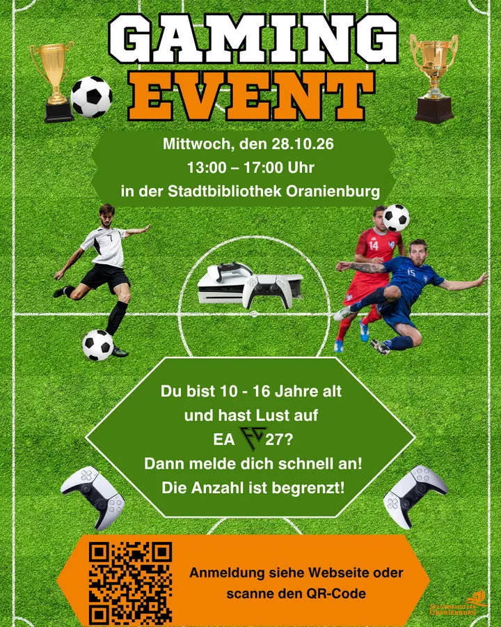 Gaming Event EA FC 27 für 10- bis 16-Jährige