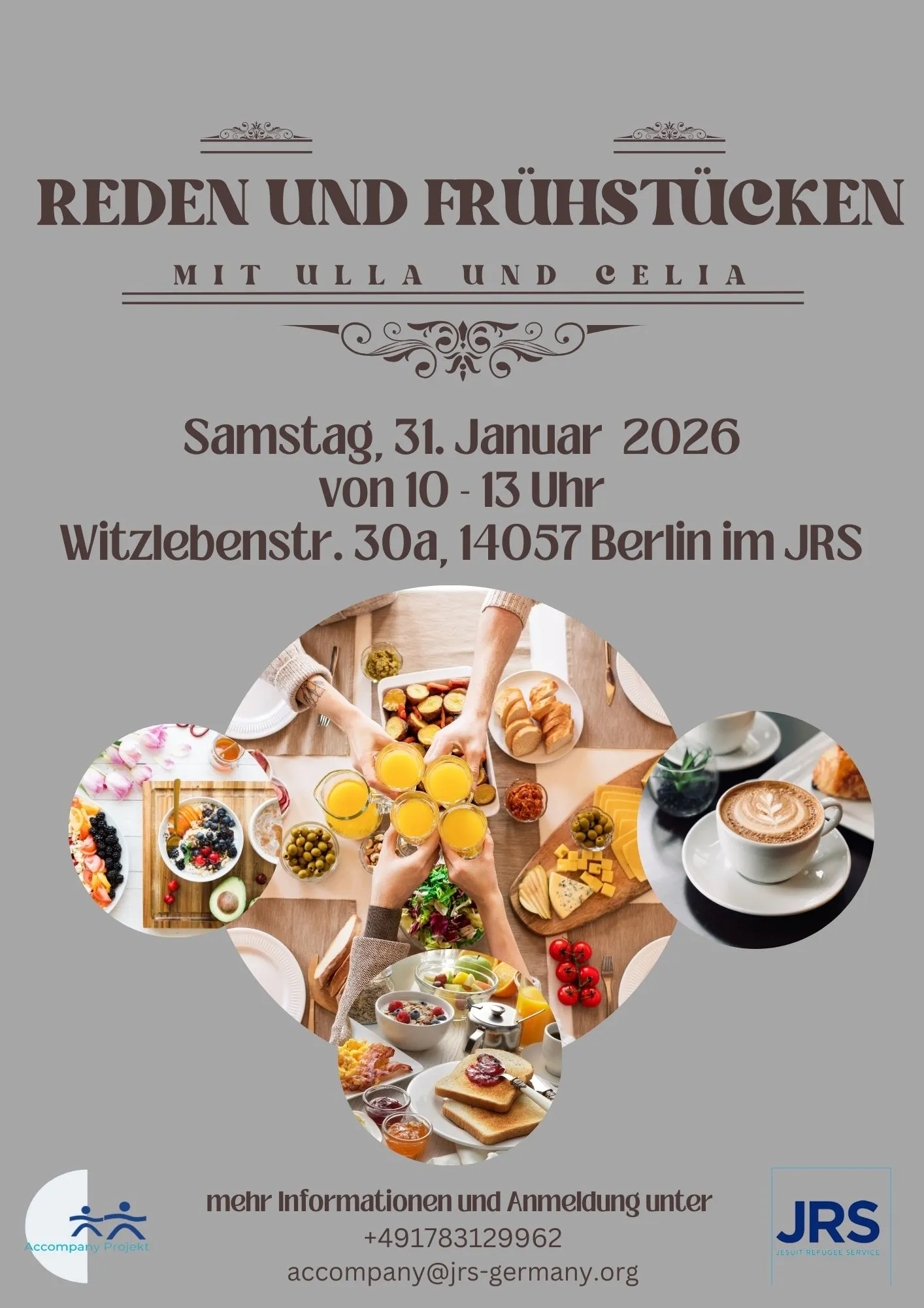 Reden und frühstücken