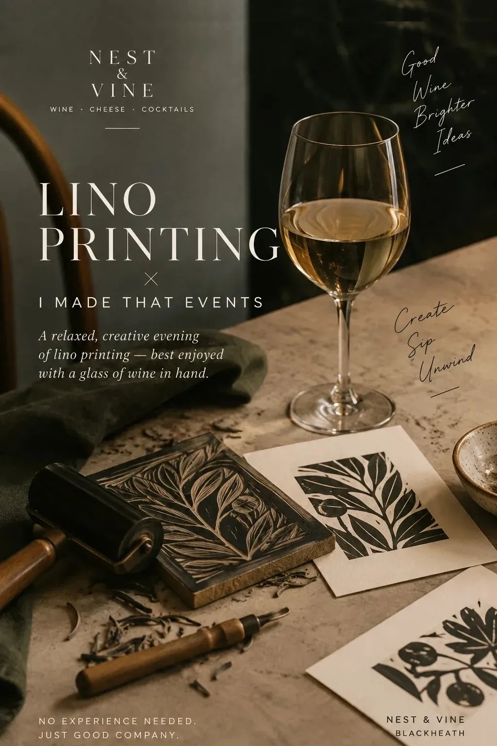 Lino Printing with I Made That Events