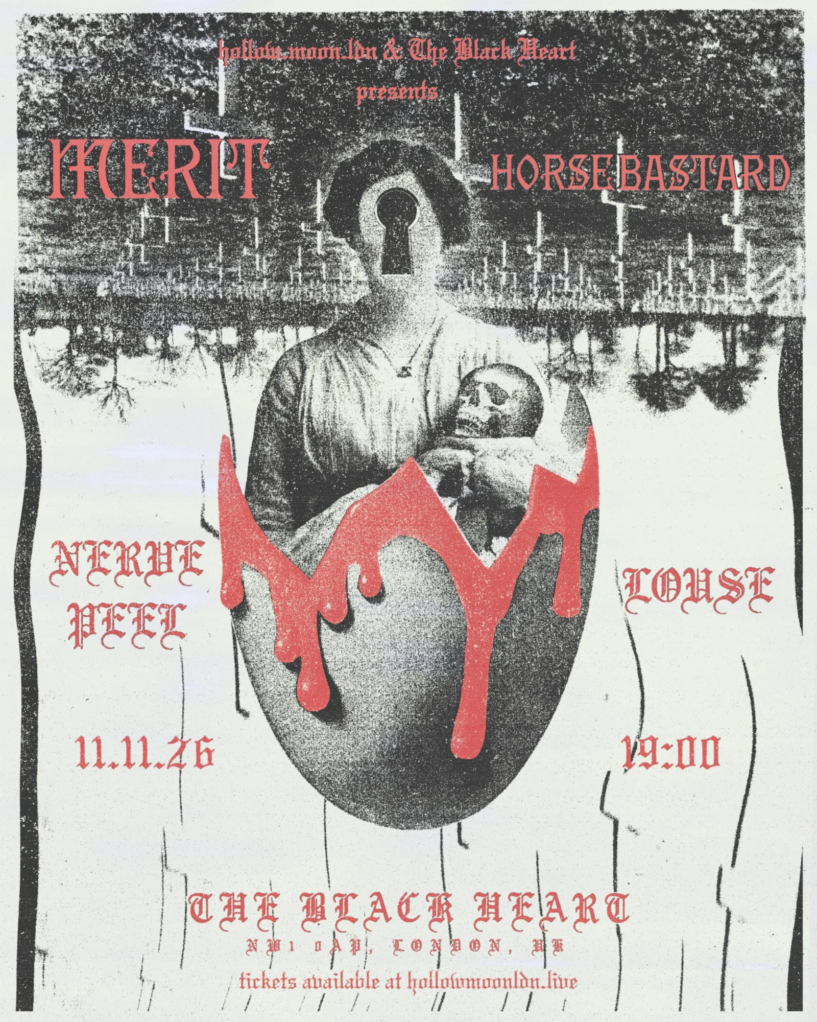 MERIT / HORSEBASTARD / NERVE PEEL / LOUSE