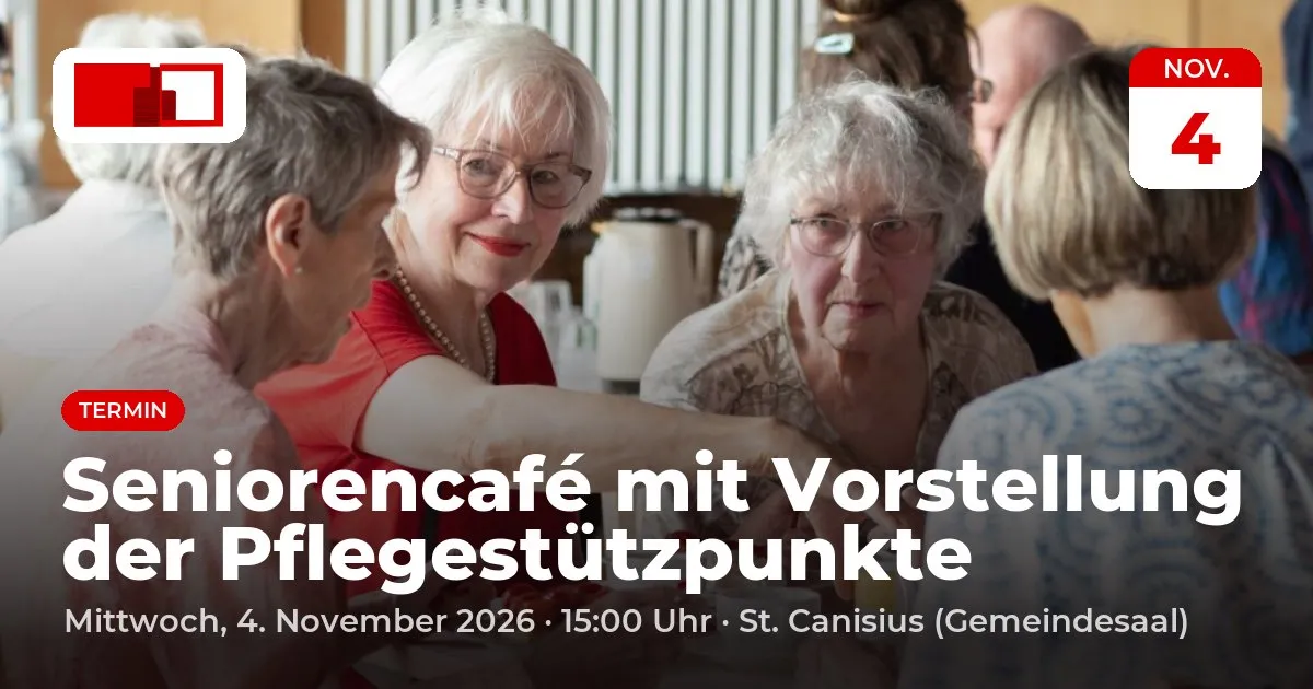 Seniorencafé mit Vorstellung der Pflegestützpunkte