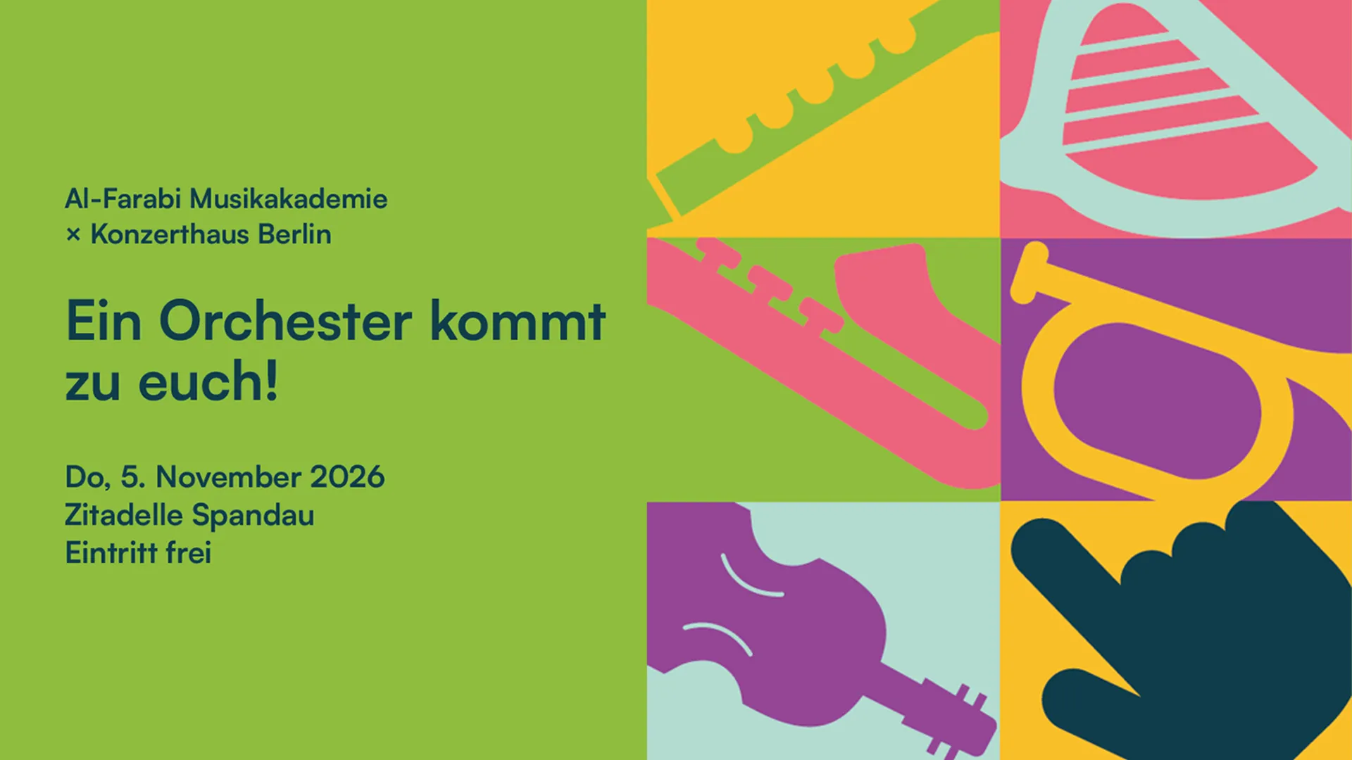 Instrumentenkarussell & Konzert | Konzerthausorchester nextdoor X Al-Farabi