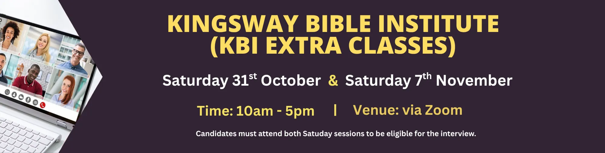 Kingsway Bible Institute (KBI) - Extra Classes