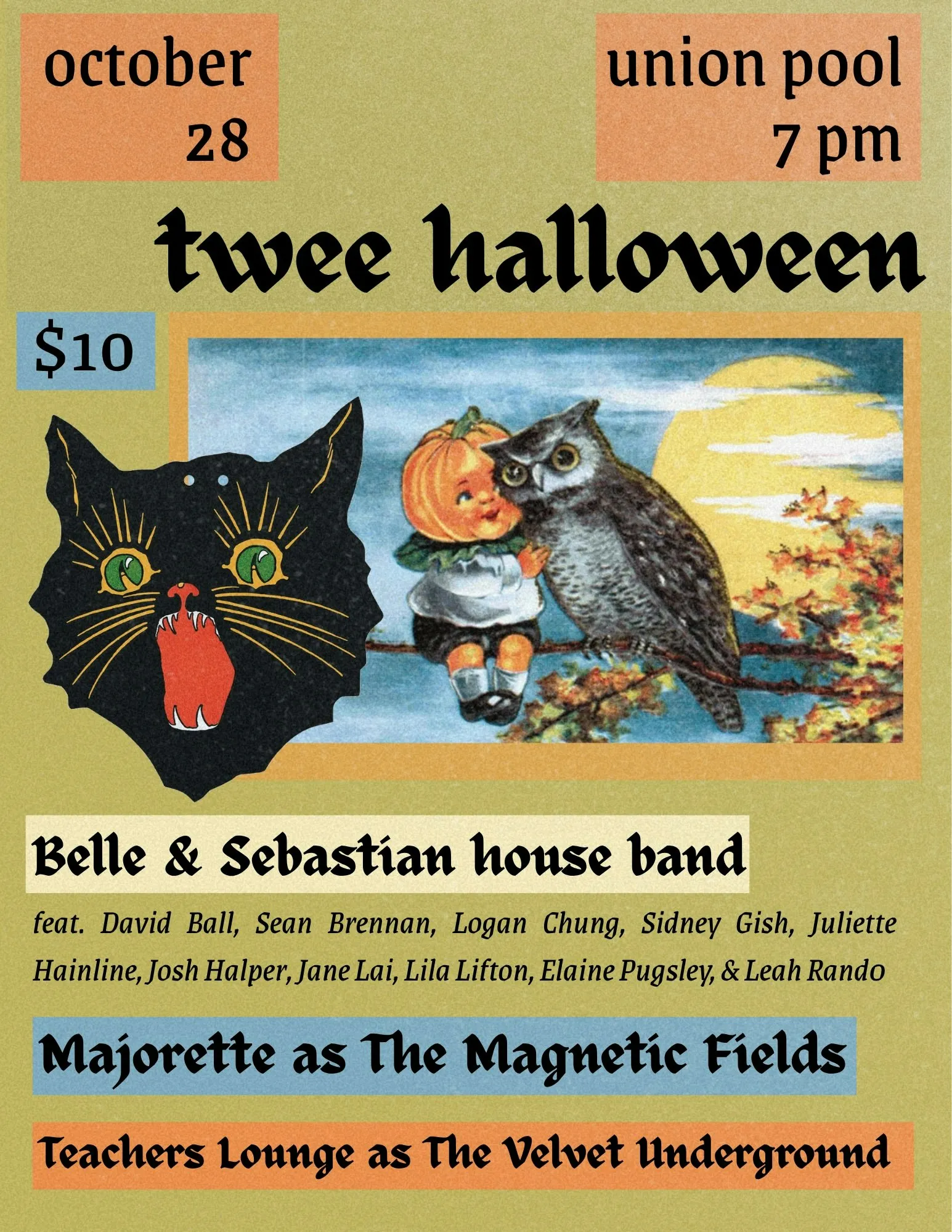 TWEE HALLOWEEN: Belle + Sebastian • Magnetic Fields • Velvet Underground