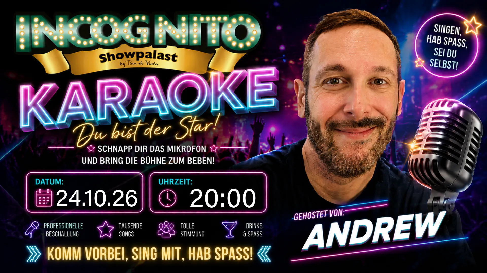 KARAOKE – DU BIST DER STAR!