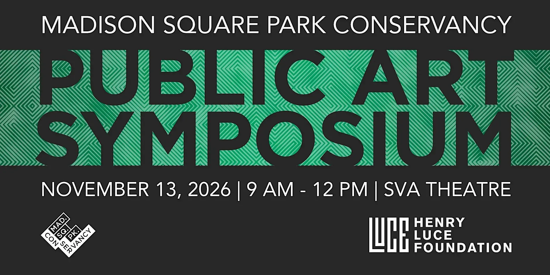 Madison Square Park Conservancy’s 2026 Public Art Symposium