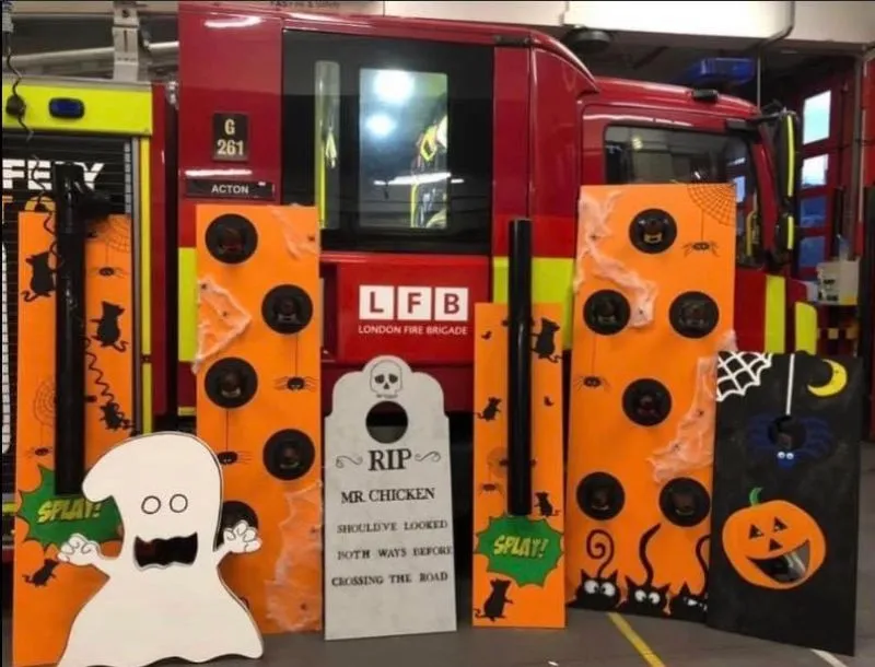 Halloween event at Acton Fire Station