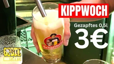 BESTE Kippwoch Gezapftes 0,5l 3 € bis 22 Uhr
