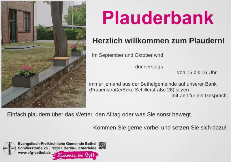 Plauderbank