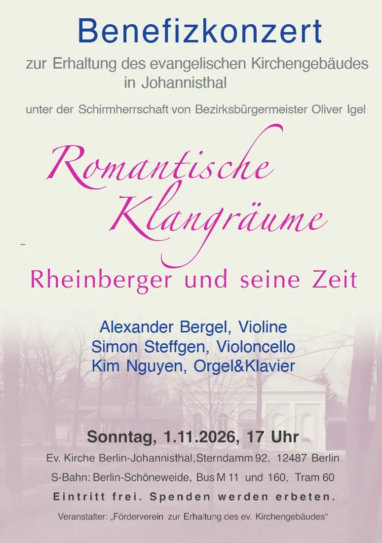 Romantische Klangräume (Benefizkonzert)