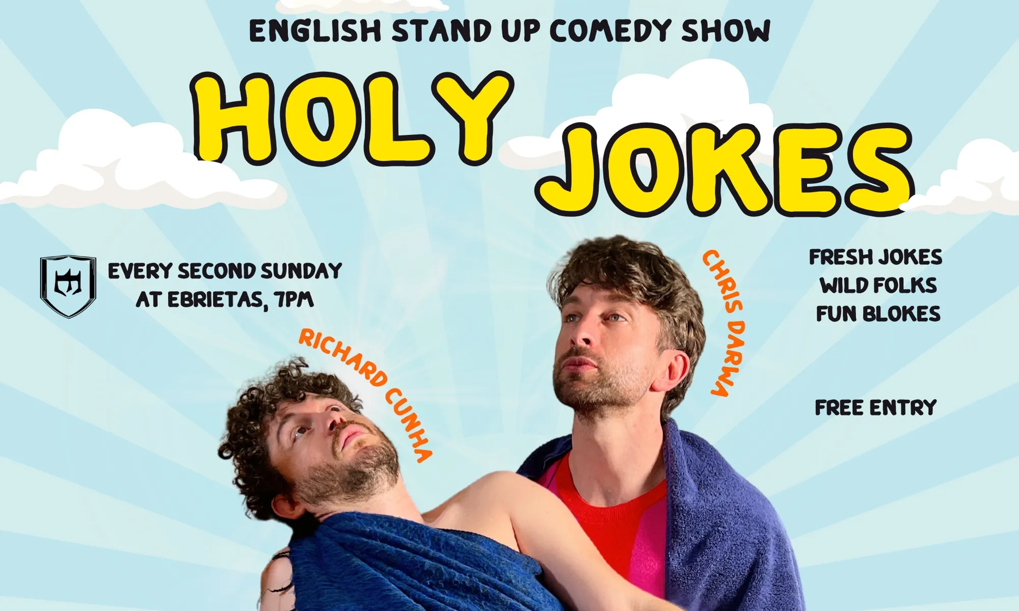 Holy Jokes! English Stand-Up Comedy