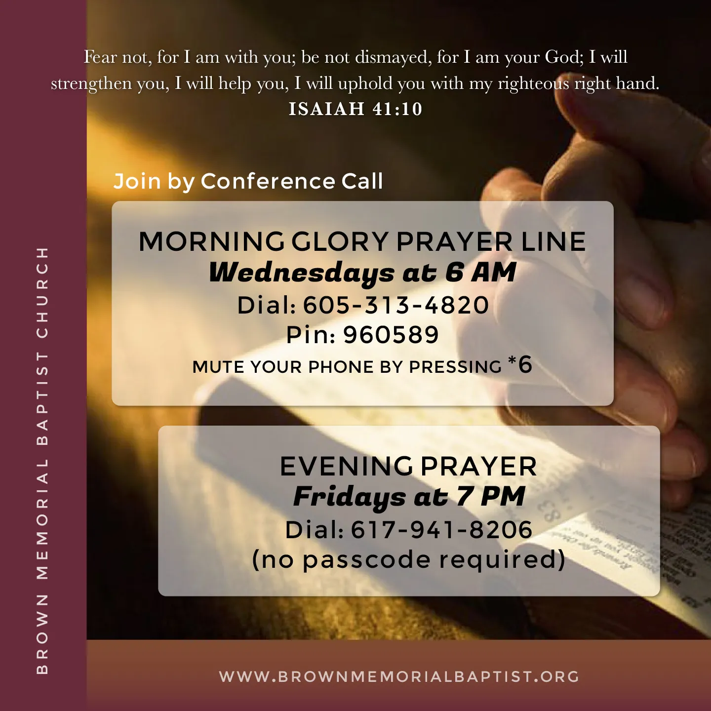 Evening Prayer Line
