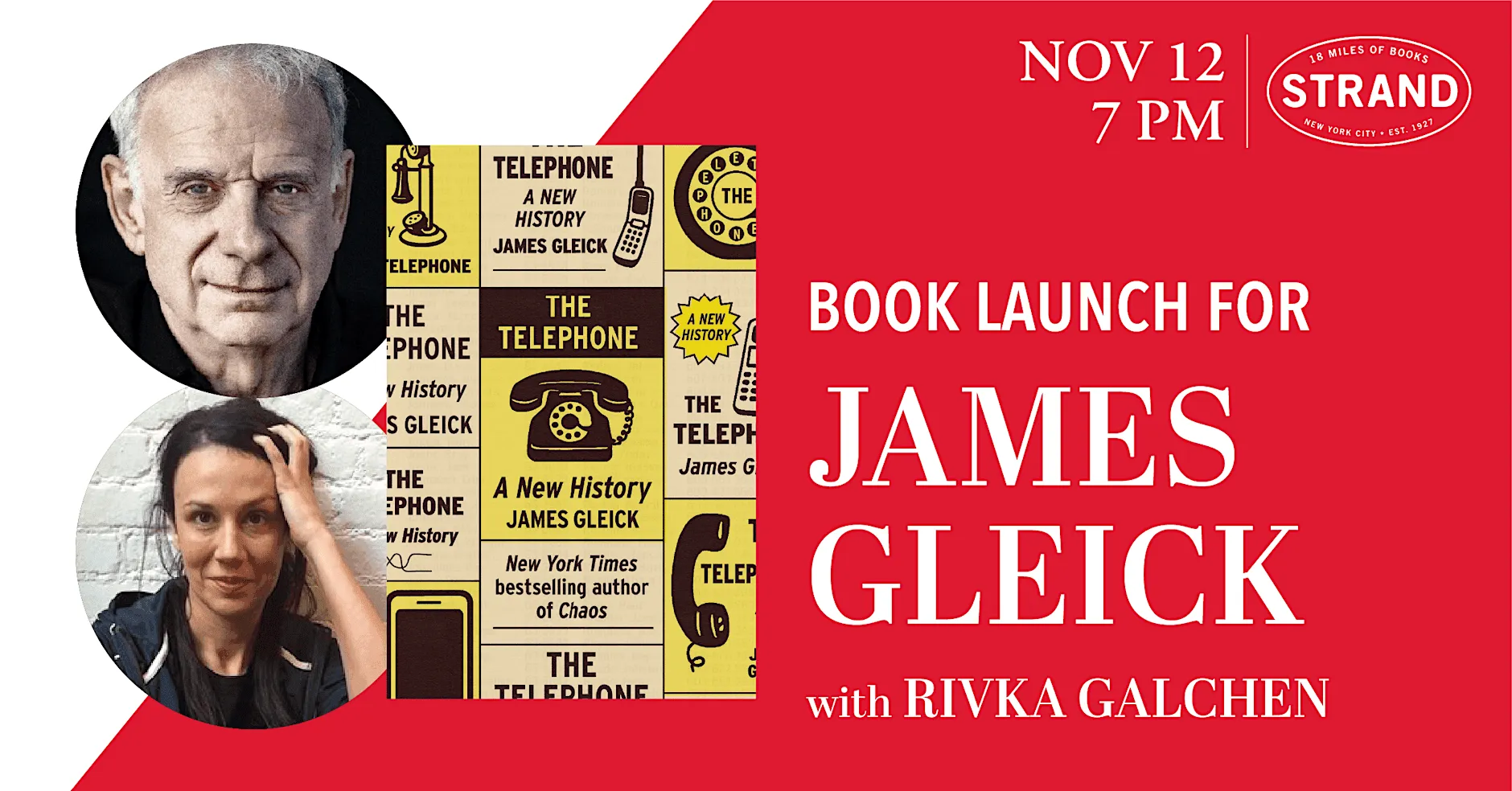James Gleick + Rivka Galchen: The Telephone: A New History