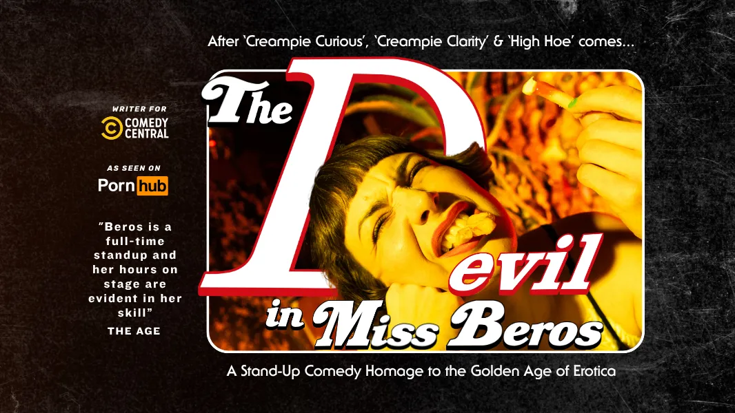 The Devil in Miss Beros: Erotica-inspired Sacrilegious Stand-Up Comedy in English