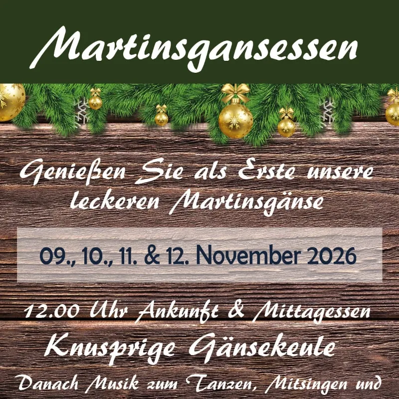 Martinsgansessen mit Duo Berlin Music