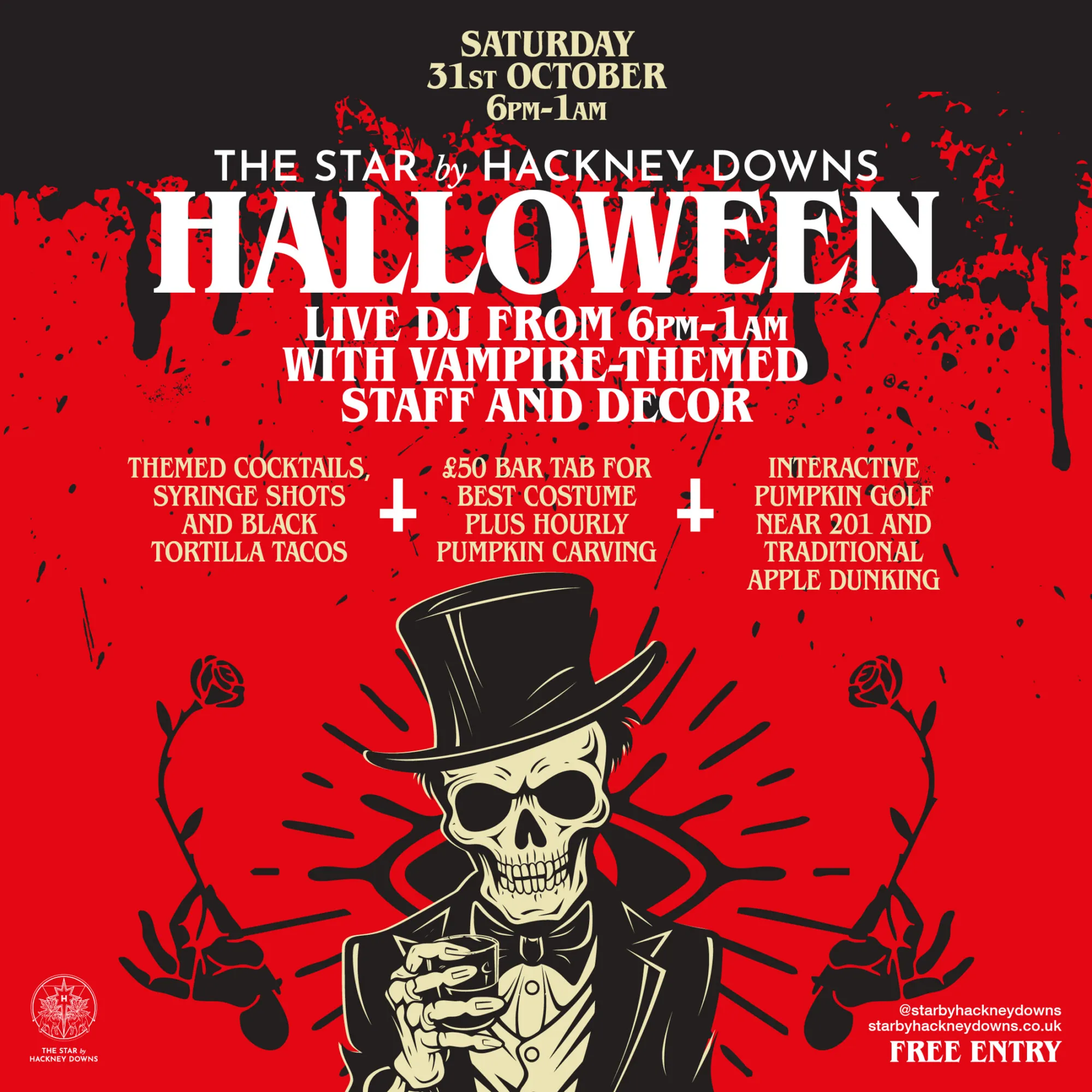 The Star by Hackney Downs Halloween Party