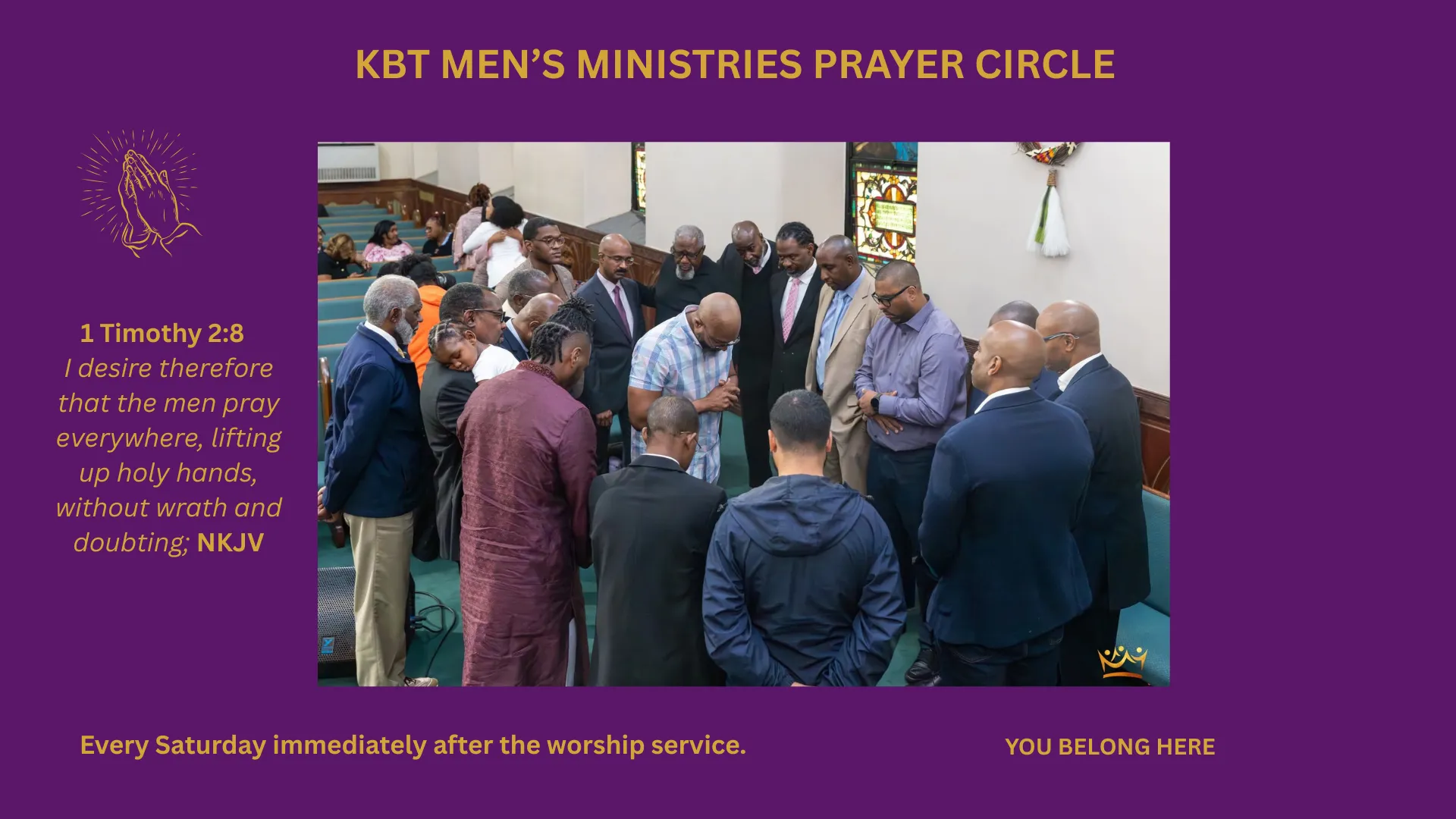 KBT Men’s Ministries Prayer Circle