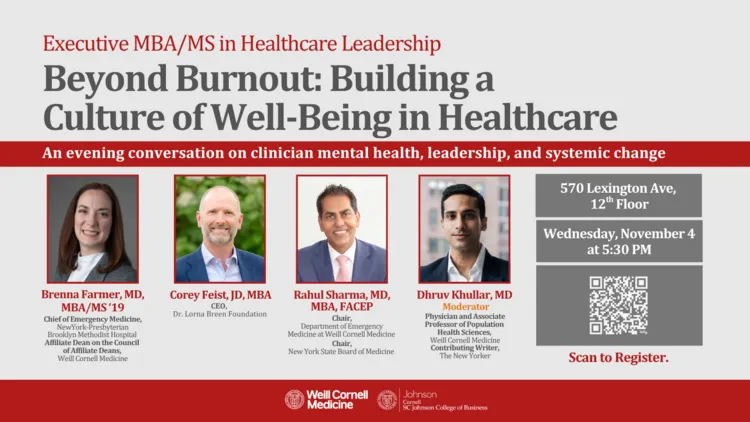 Beyond Burnout: Building a Culture of Well-Being in Healthcare