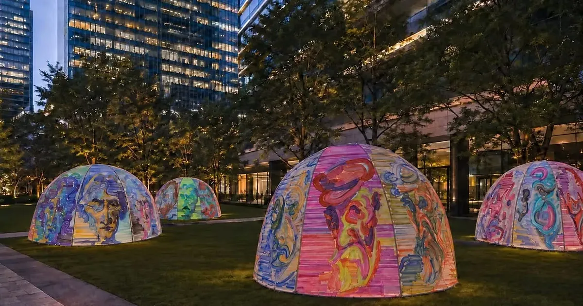 Etsu Egami – first public art installation in Japan