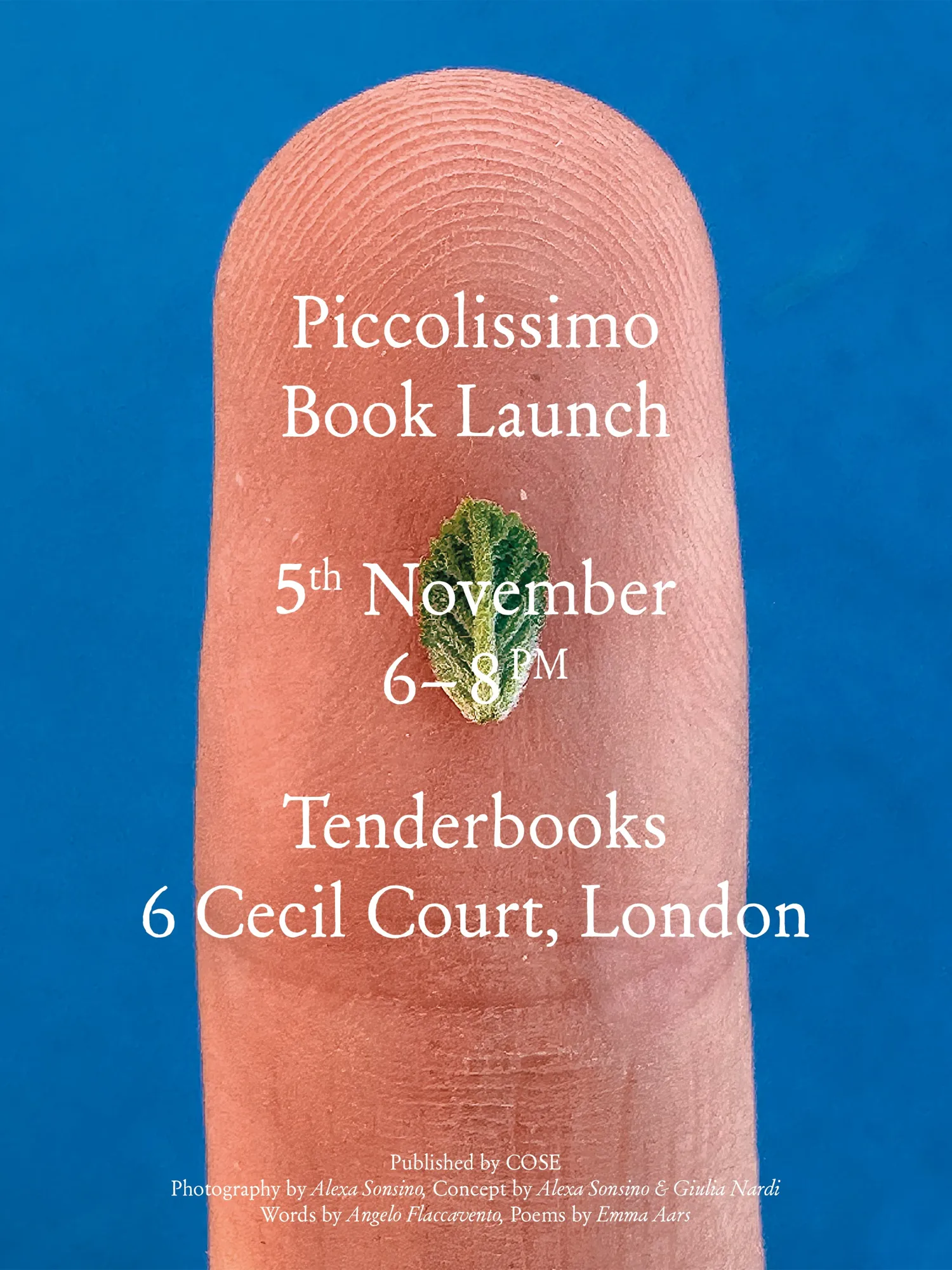 Piccolissimo book launch | Published by COSE