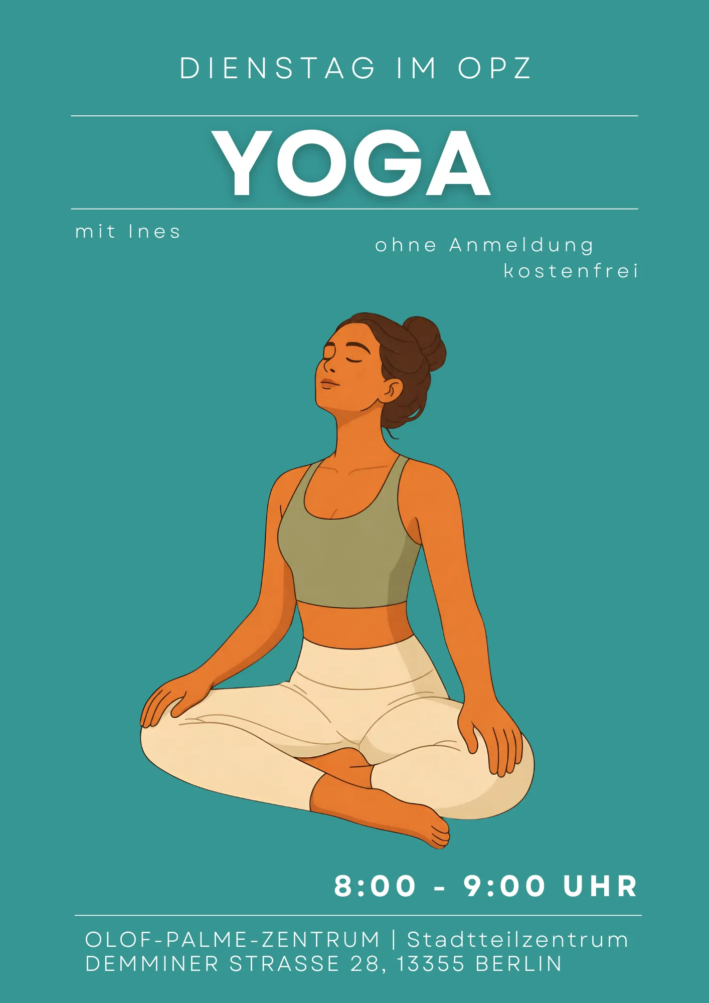 Morgenyoga am Dienstag
