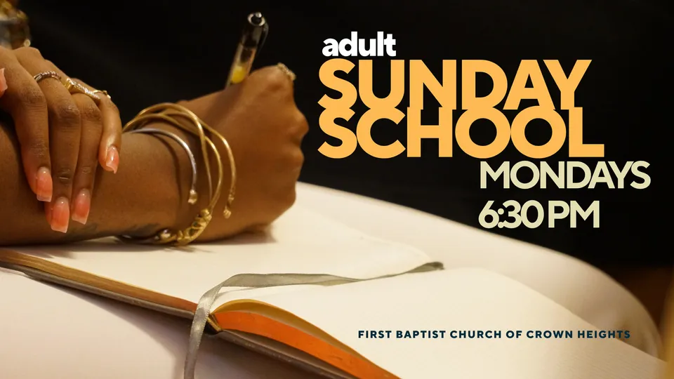 Sunday School for Adults
