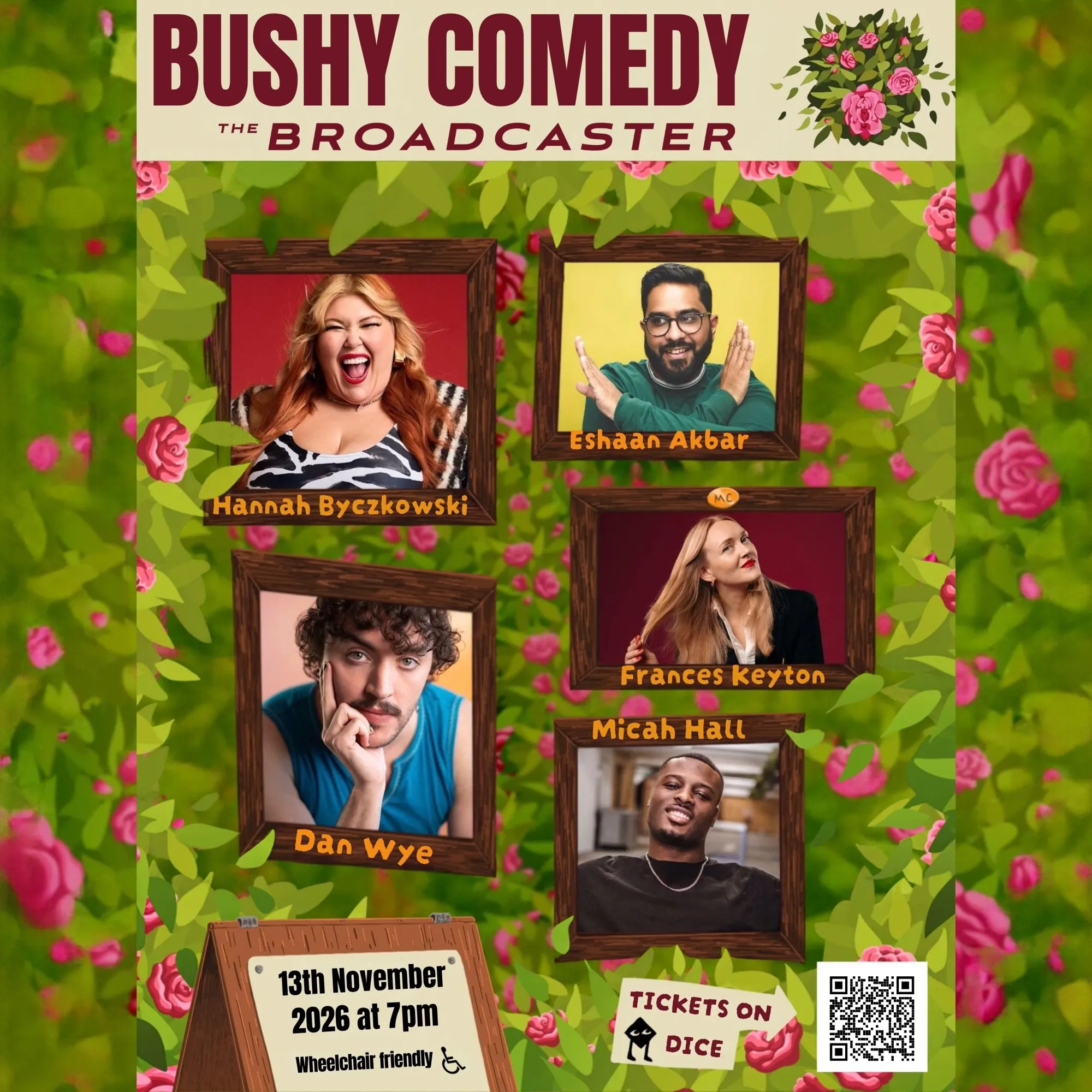 Bushy Comedy Night
