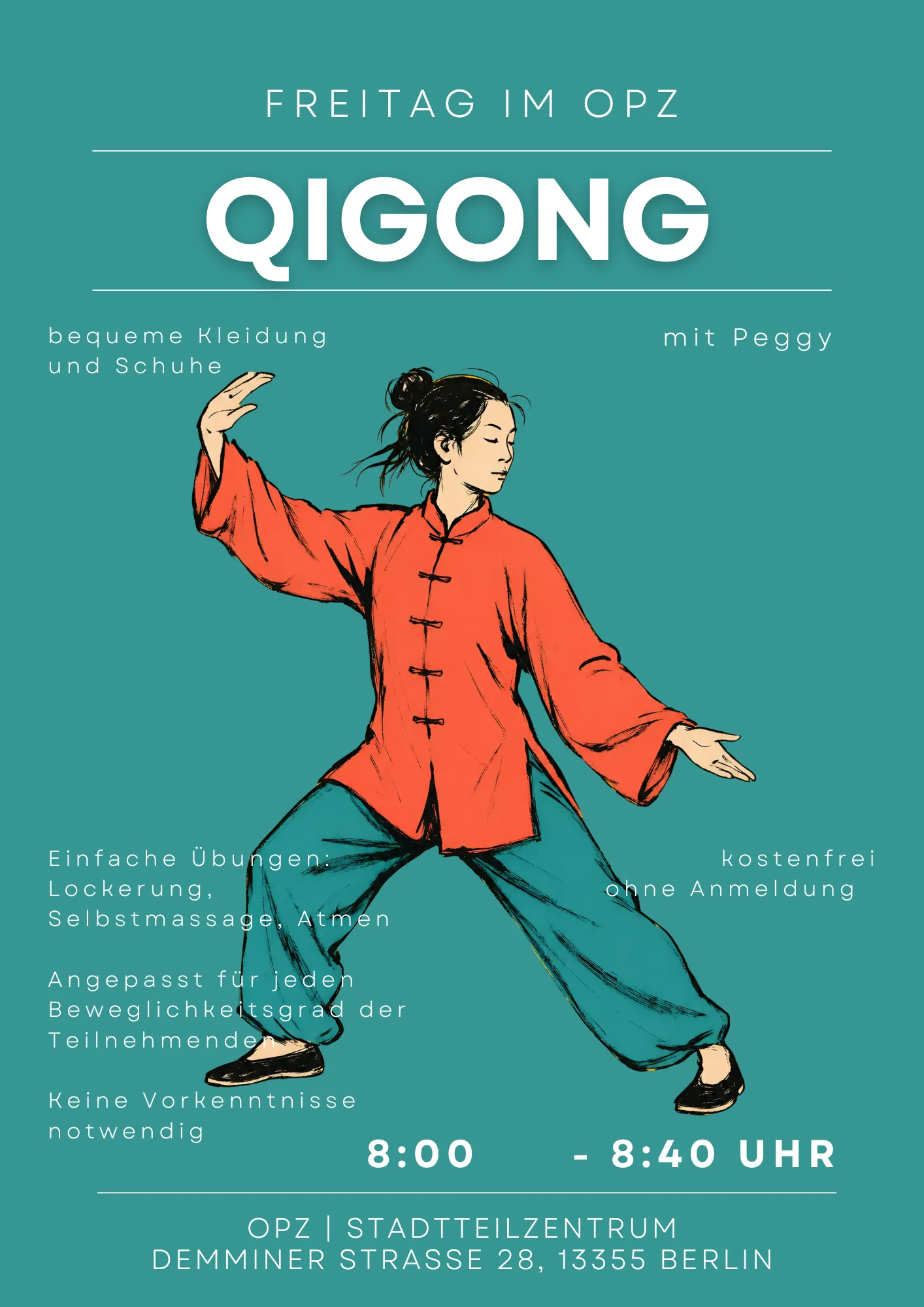 QiGong mit Peggy am Freitag