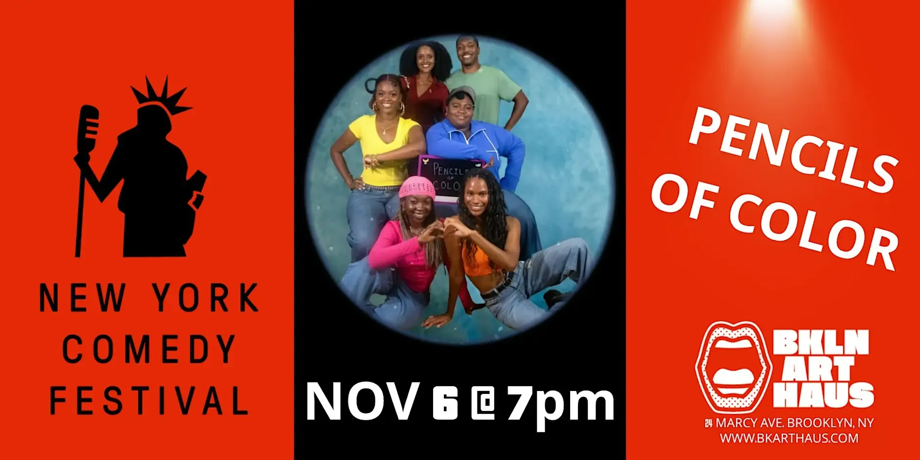Pencils of Color at the New York Comedy Festival
