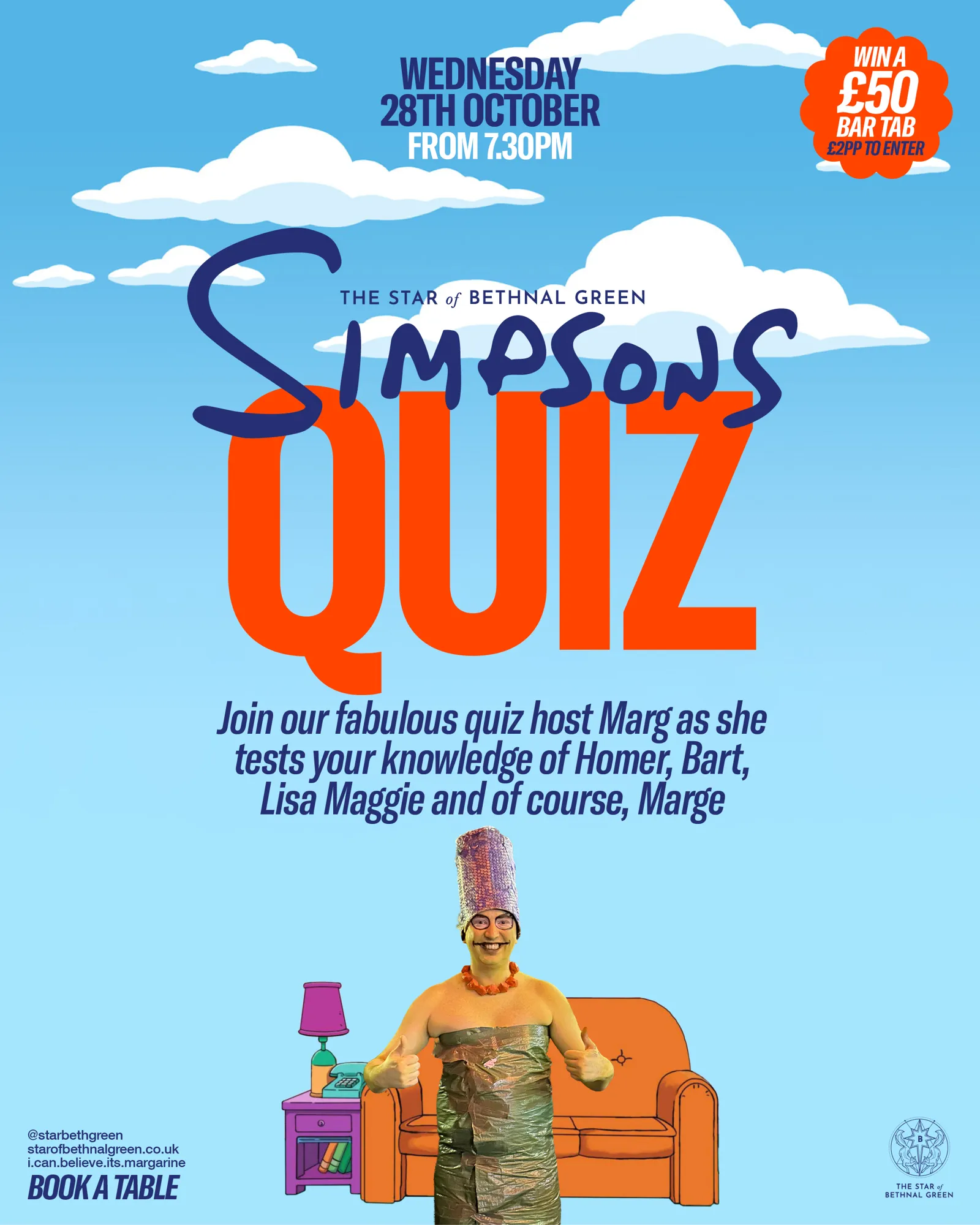 The Star of Bethnal Green Simpsons Quiz